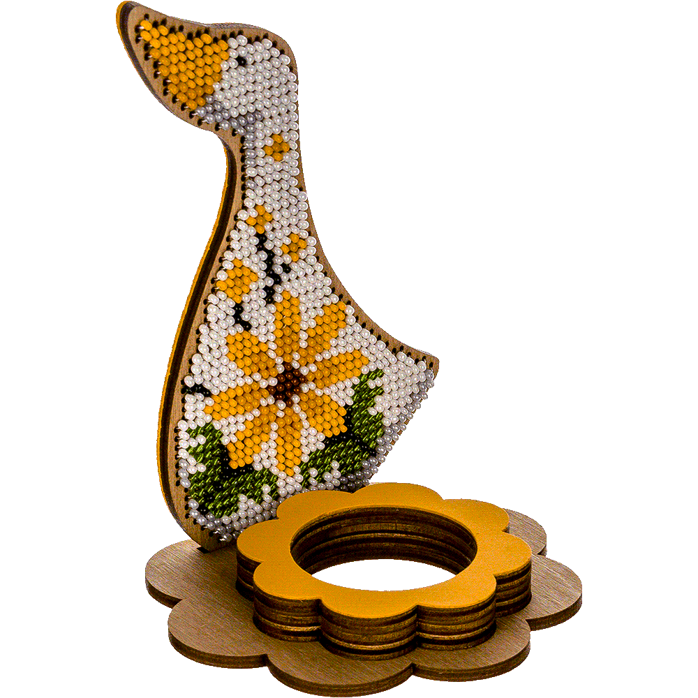 Set for embroidery with beads on wood FLK-268