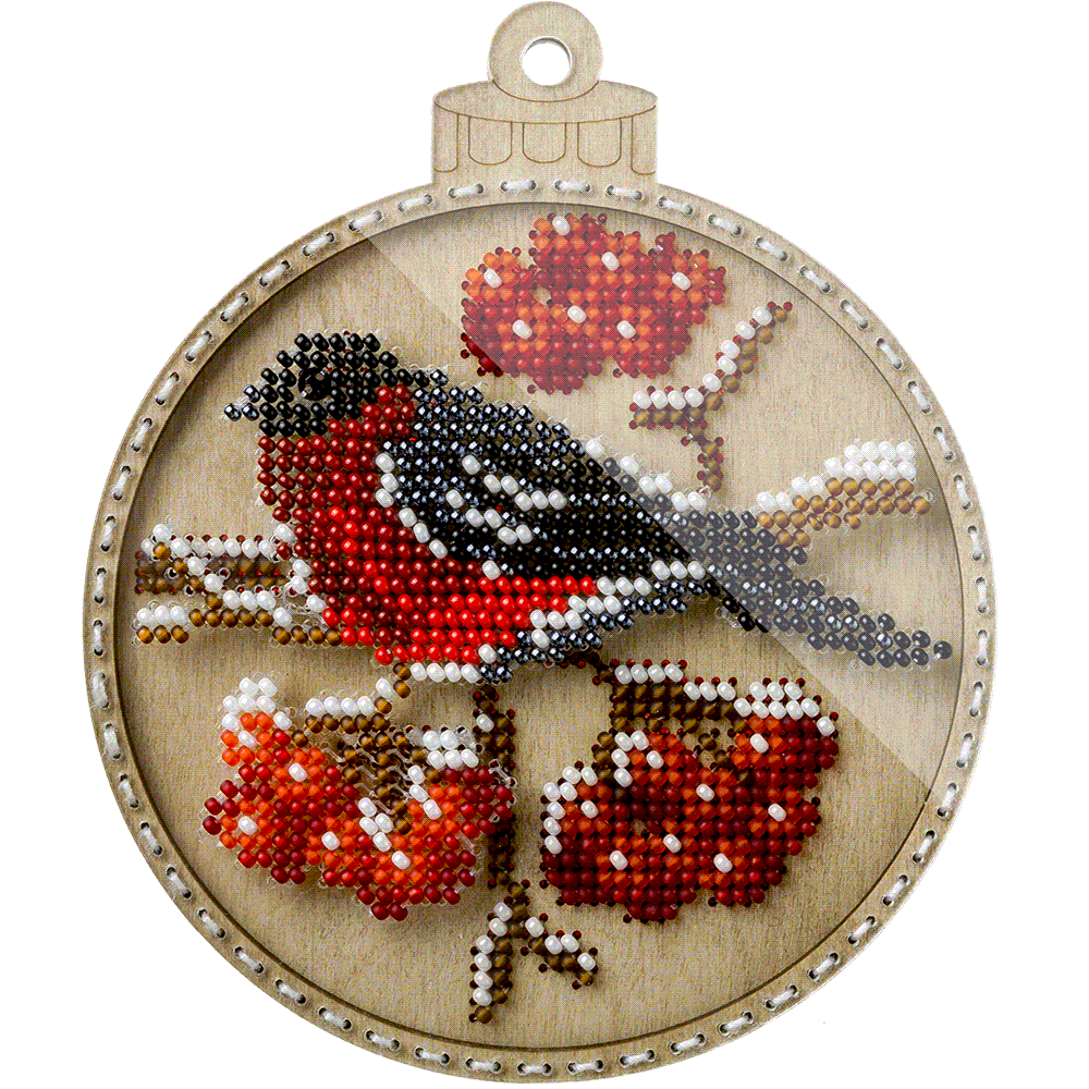 Set for embroidery with beads on wood FLK-367