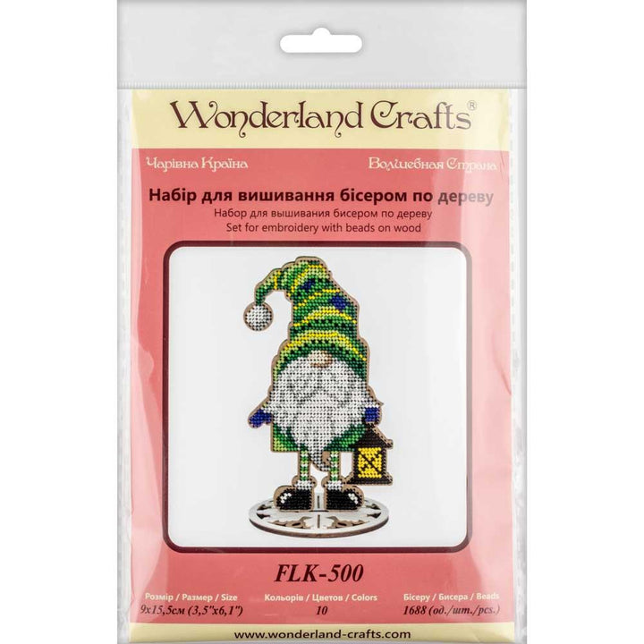 Set for embroidery with beads on wood FLK-500