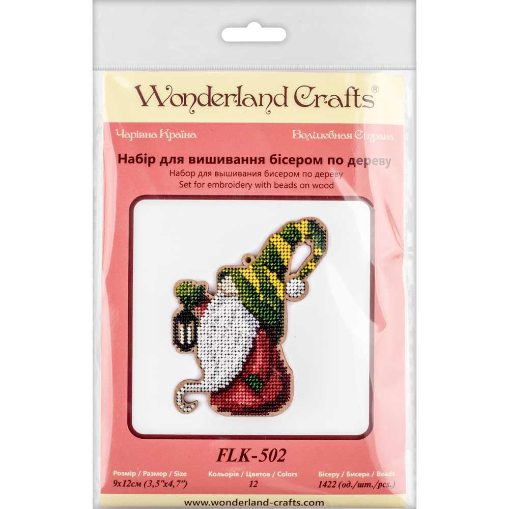 Set for embroidery with beads on wood FLK-502