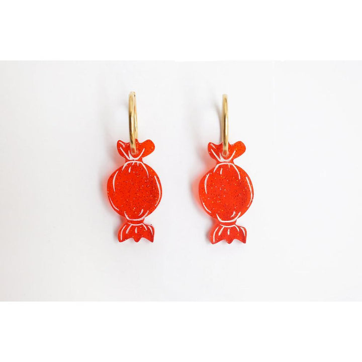 Set Of 4 Caramel Earrings by Laliblue 5