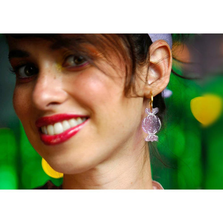 Set Of 4 Caramel Earrings by Laliblue 9