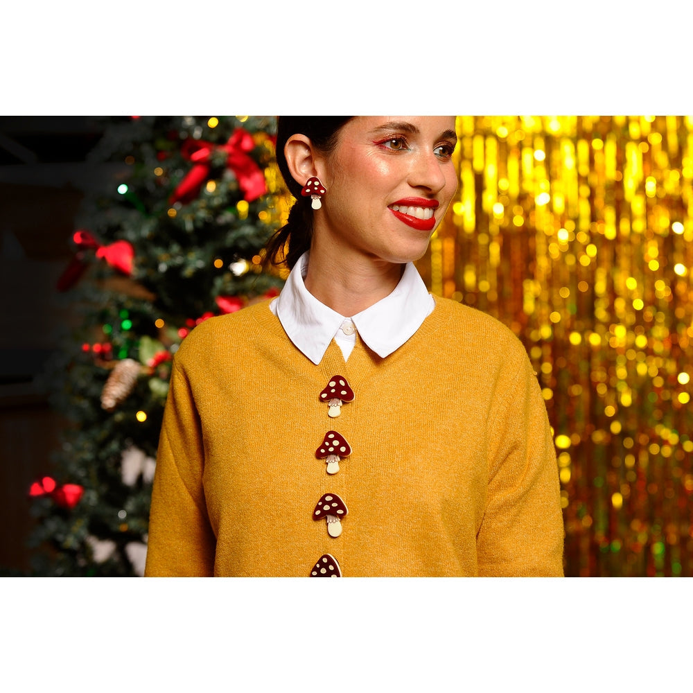 Set of 4 Mushroom Button Covers by Laliblue 4