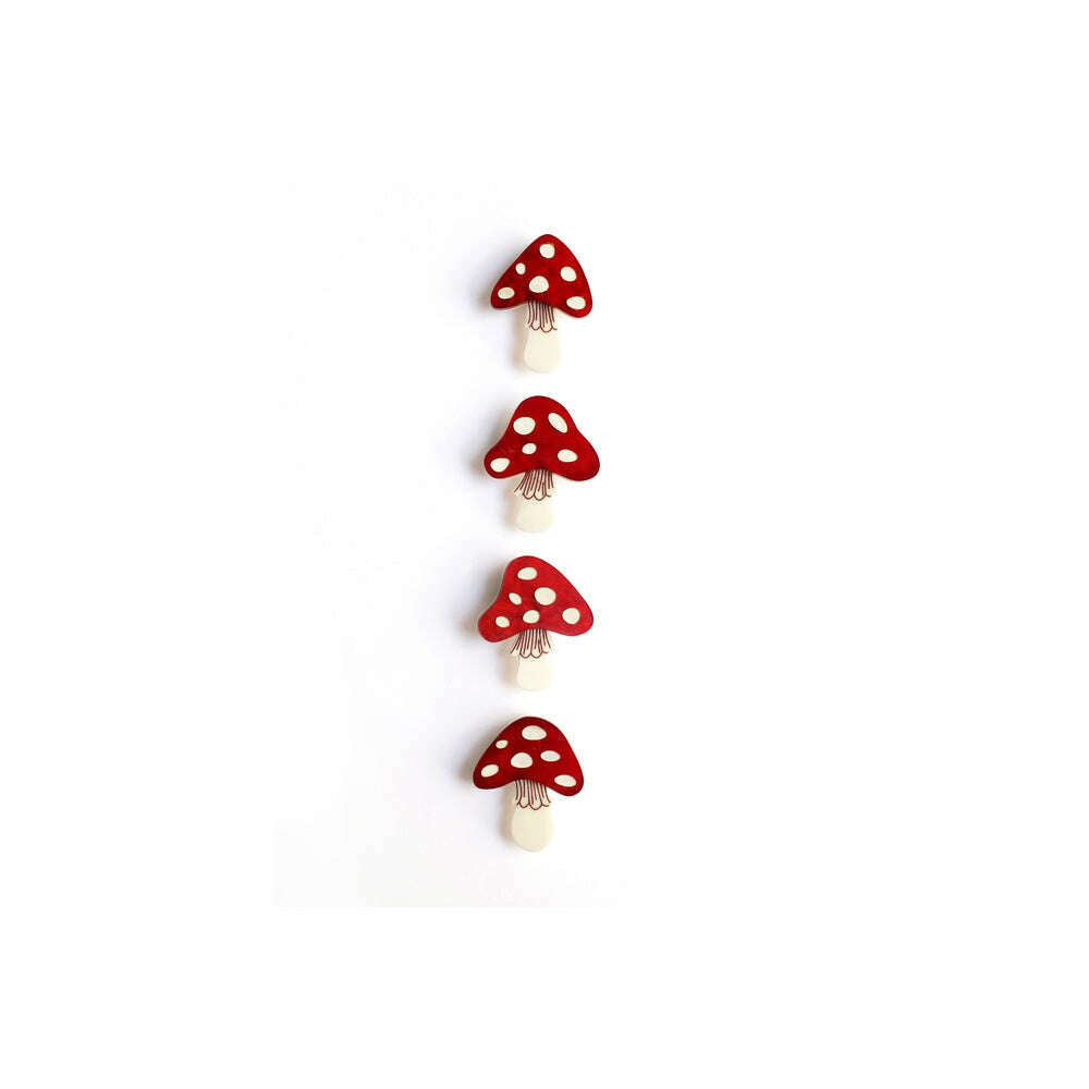 Set of 4 Mushroom Button Covers by Laliblue – view 3