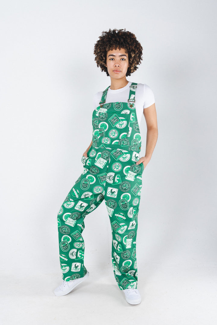 The Irish Pub | Green Irish Coasters Unisex Overalls