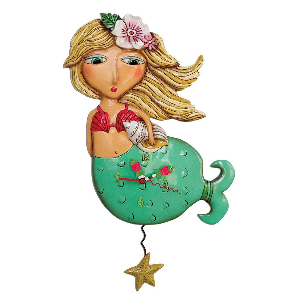 Shelley Mermaid Wall Clock by Allen Designs - Quirks!