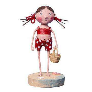 Shelly Sells Seashells Beach Figurine by Lori Mitchell - Quirks!