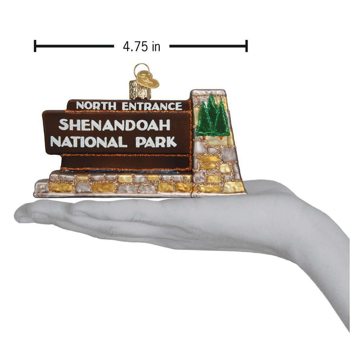Old World Christmas Shenandoah National Park Blown Glass Ornament