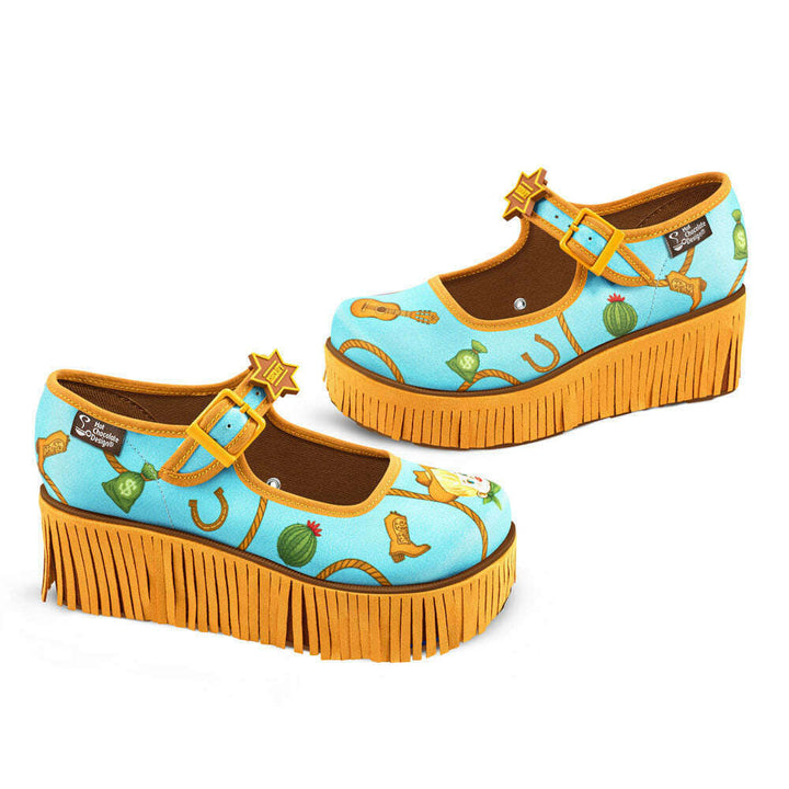 Sheriff Women's Mary Jane Platforms