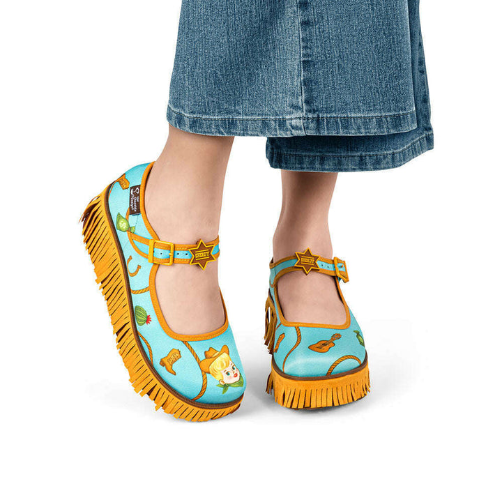 Sheriff Women's Mary Jane Platforms