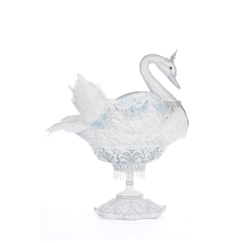 Shimmering Swan Bowl by Katherine's Collection image 2