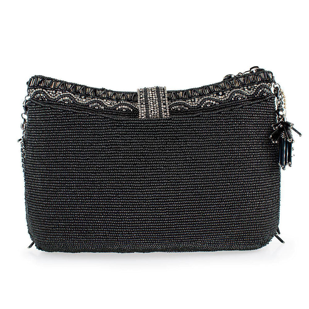 Shimmy, Black Crossbody Handbag by Mary Frances image 1