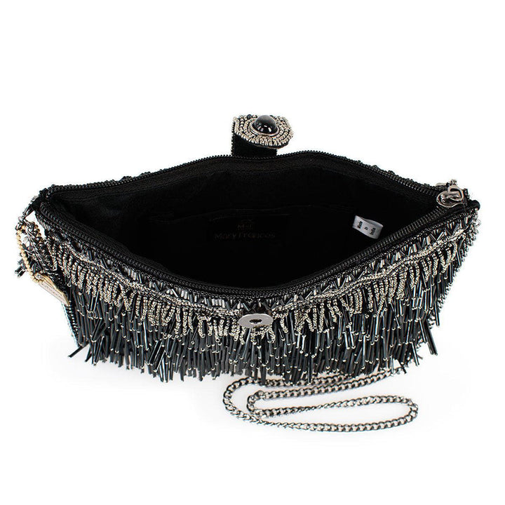 Shimmy, Black Crossbody Handbag by Mary Frances image 4