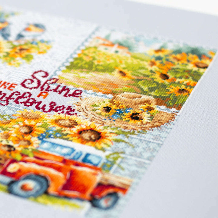 Shine like a Sunflouer! 540-704 Counted Cross-Stitch Kit