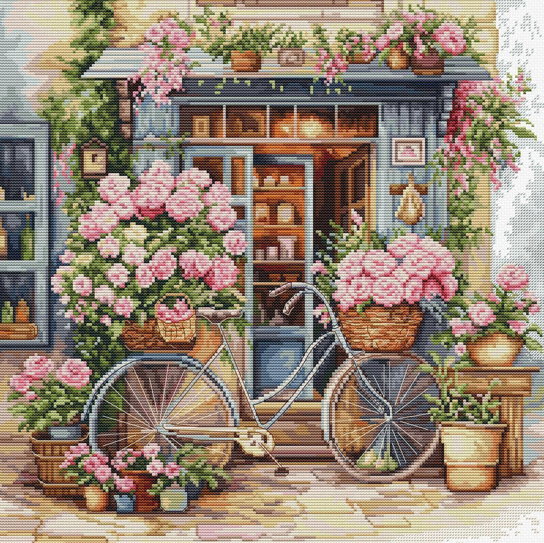 Shop Flowers BU5044L Counted Cross-Stitch Kit