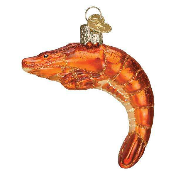 Old World Christmas Shrimp Blown Glass Ornament