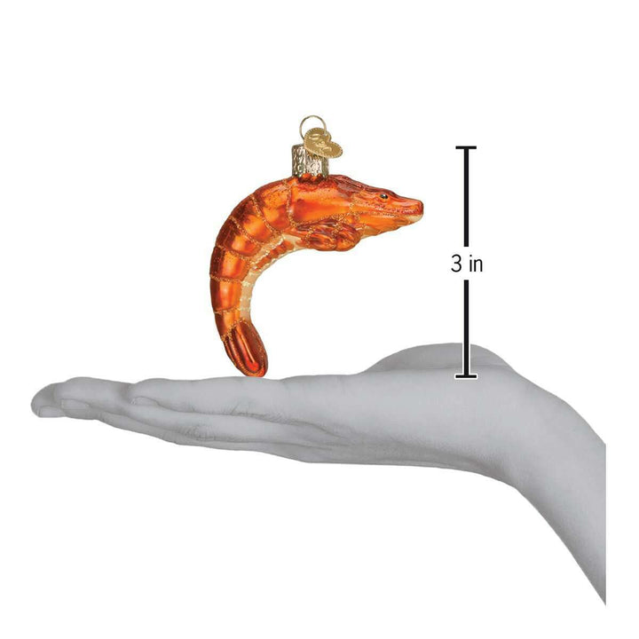 Old World Christmas Shrimp Blown Glass Ornament
