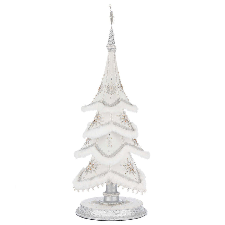 Silver Bells of Brilliance Tabletop Tree by Katherine's Collection image 1