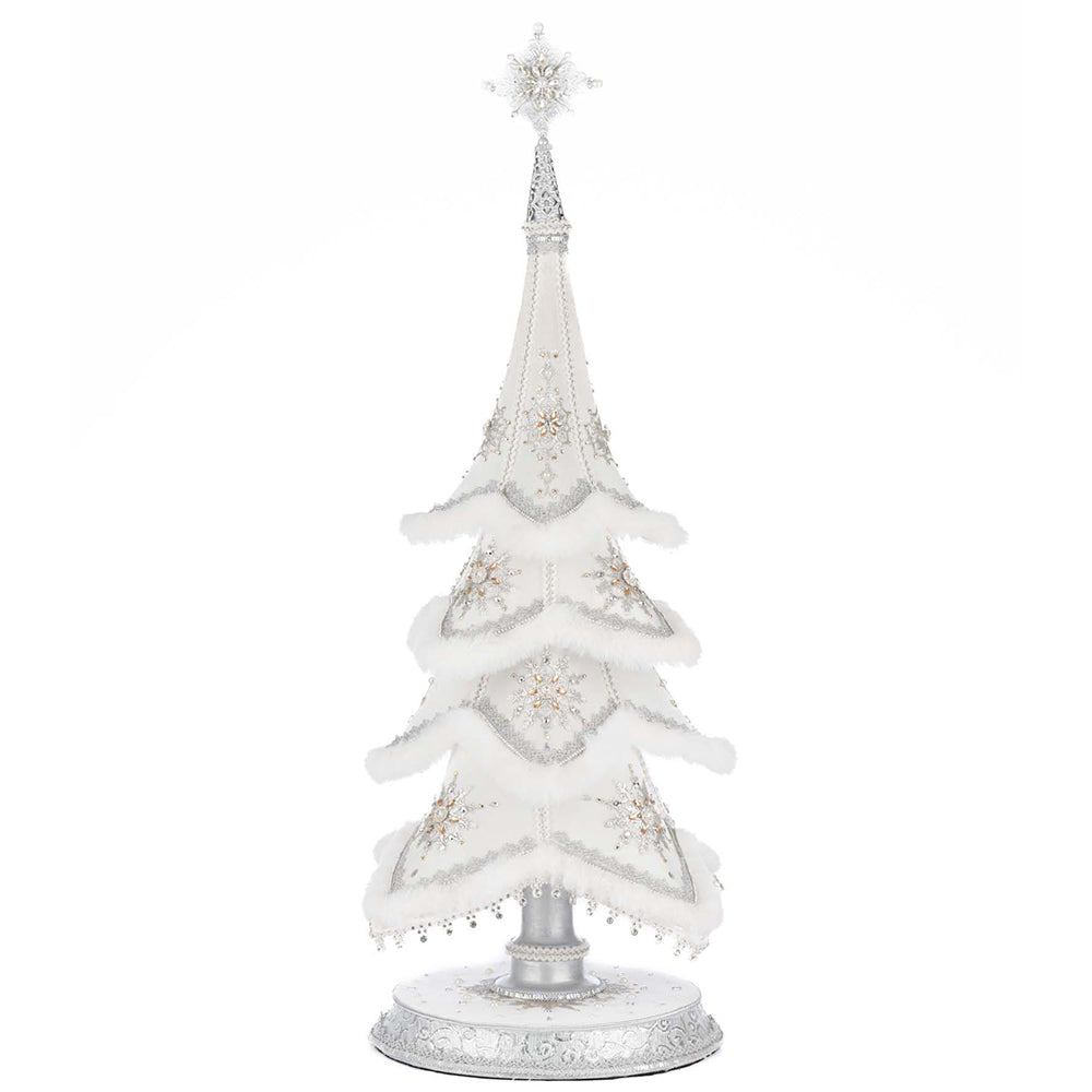 Silver Bells of Brilliance Tabletop Tree by Katherine's Collection image