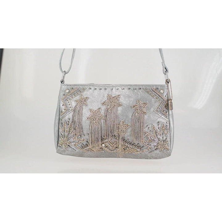 Silver Streak Crossbody Handbag by Mary Frances image 6