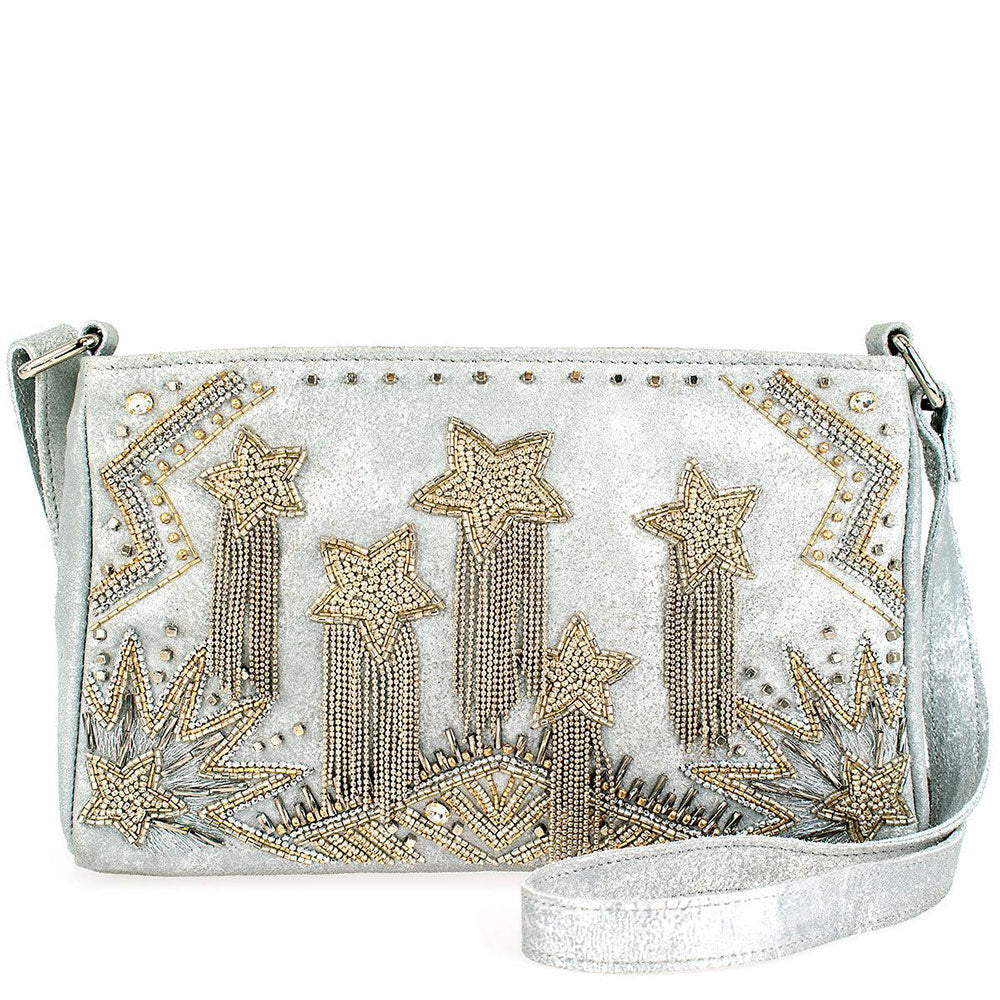 Silver Streak Crossbody Handbag by Mary Frances image