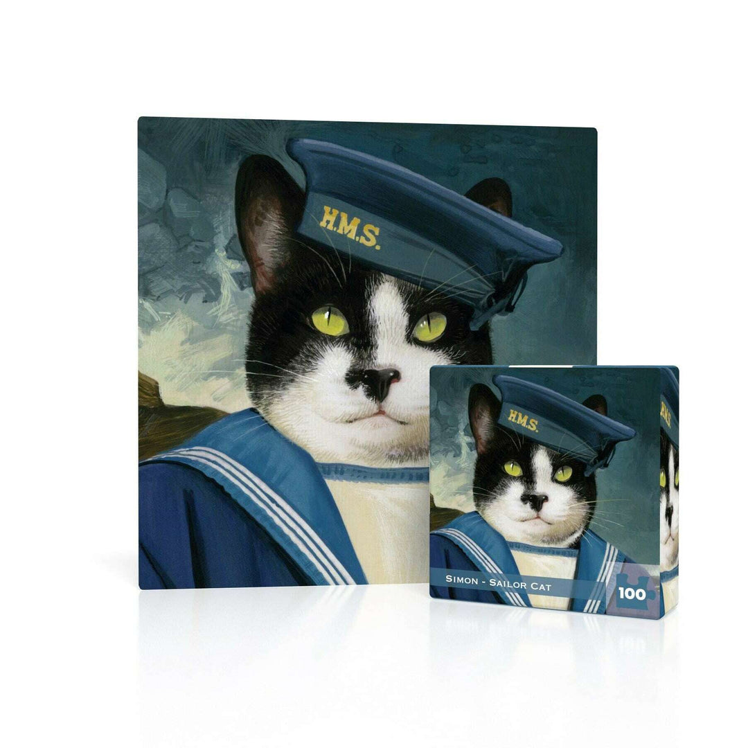 Simon - Sailor Cat Mini Jigsaw Puzzle