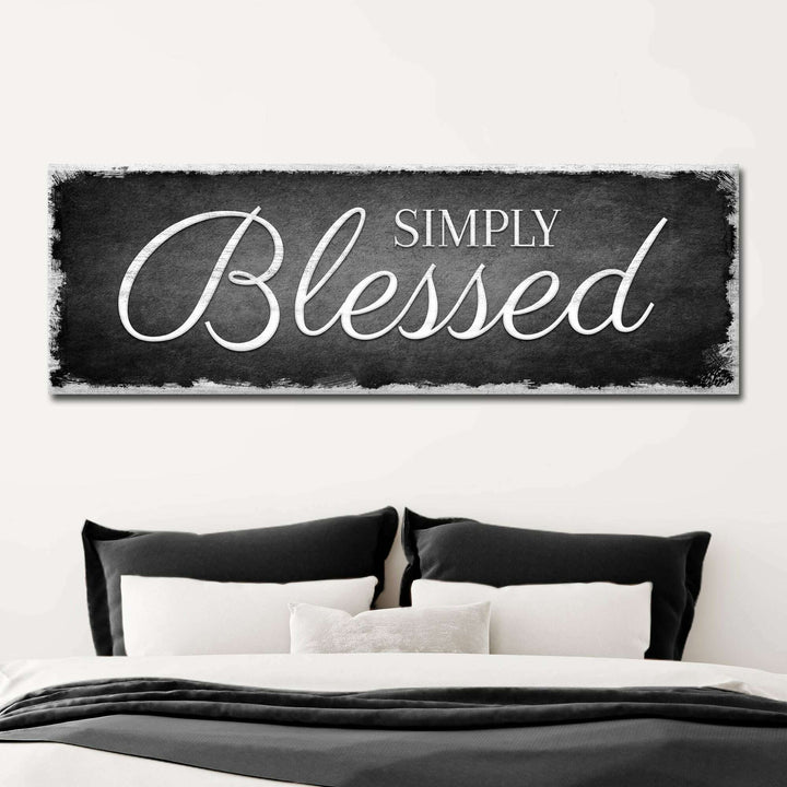 Simply Blessed Sign