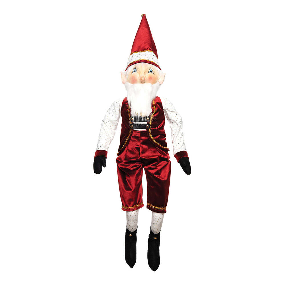 Singleton Santa Gathered Traditions Art Doll by Joe Spencer 