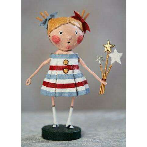 Sissy's Stars Patriotic Figurine by Lori Mitchell – view 2