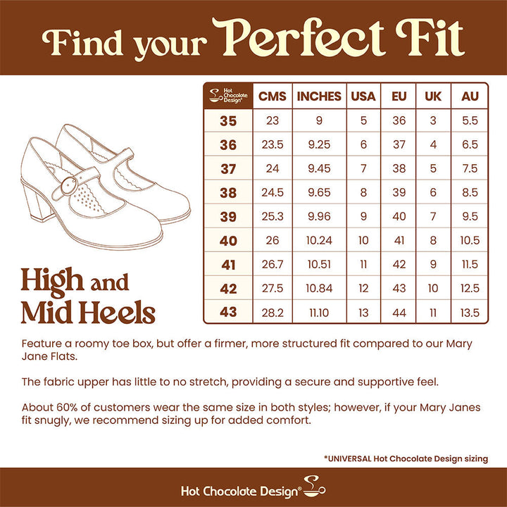 Spirit Board Women's Mary Jane Mid Heels