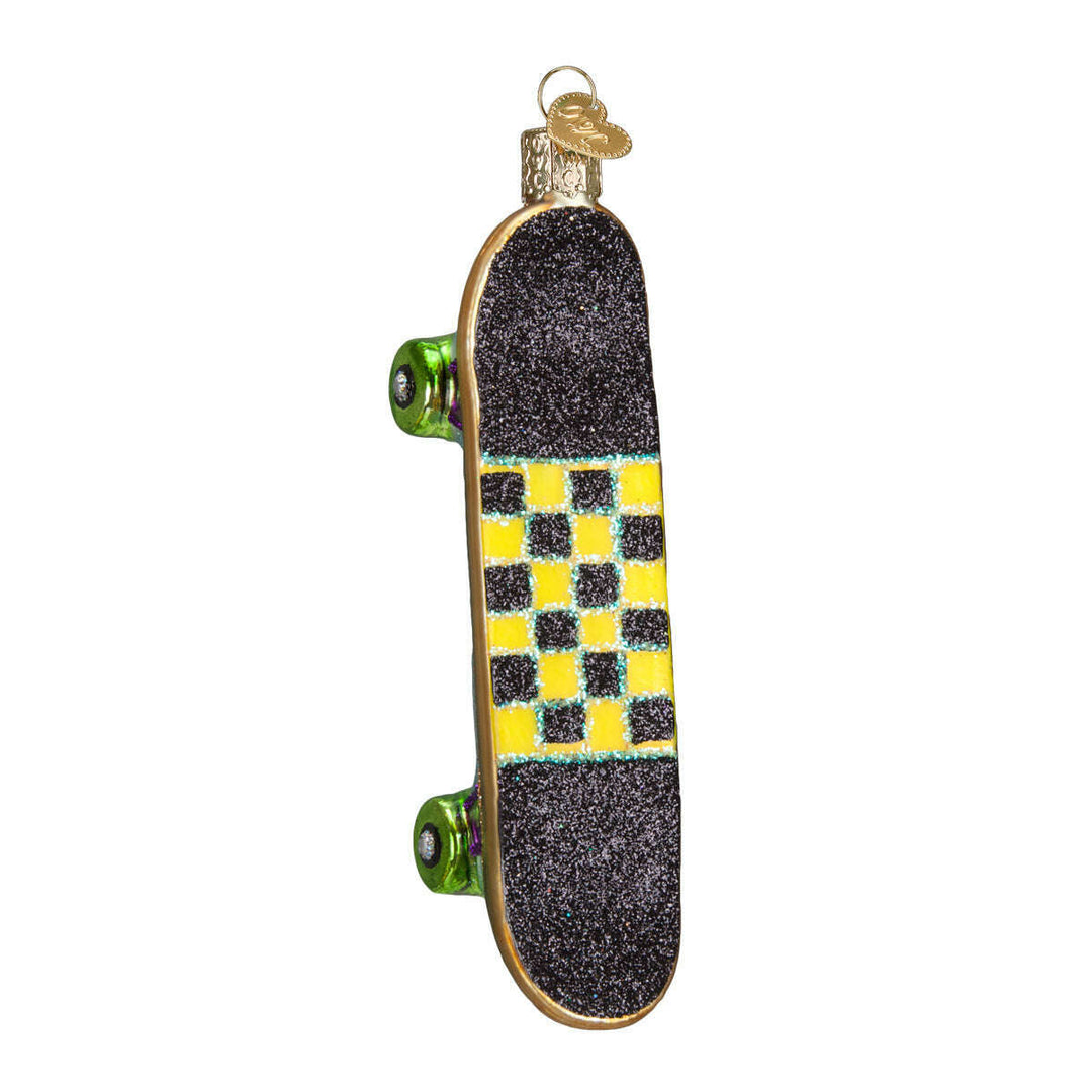 Old World Christmas Skateboard Blown Glass Ornament