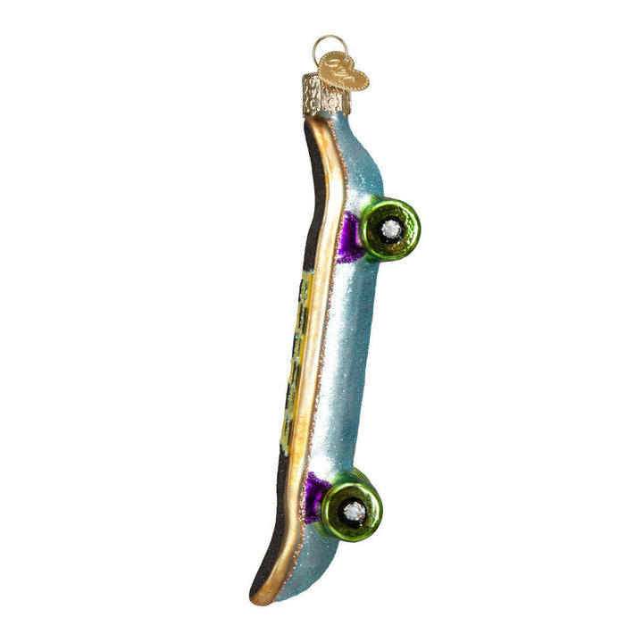 Old World Christmas Skateboard Blown Glass Ornament