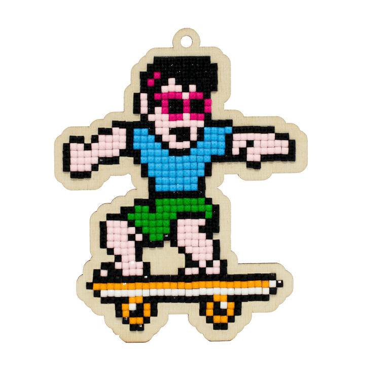 Skater CSw369 Diamond Painting on Plywood Kit