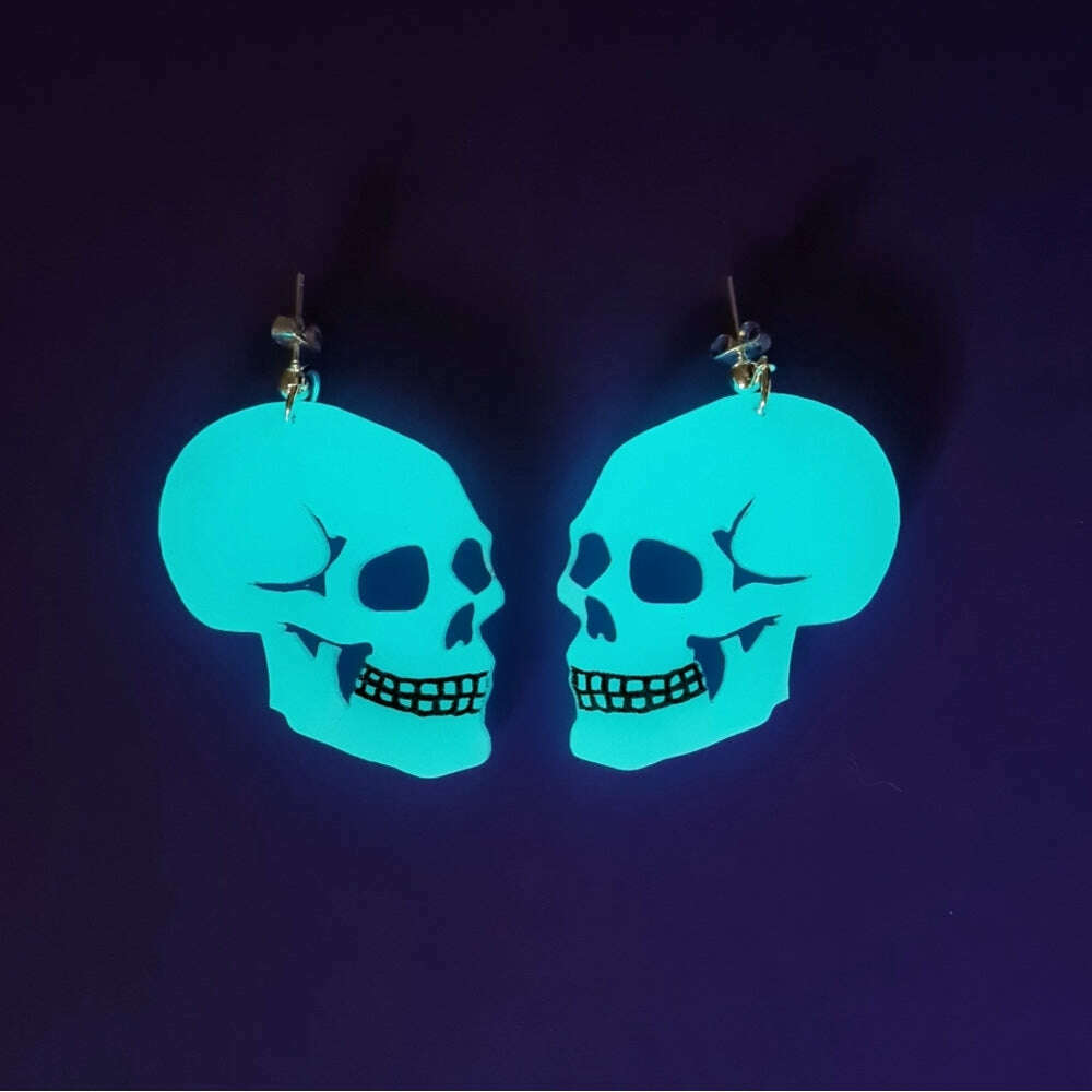 Skull Earrings by Cherryloco Jewellery 1