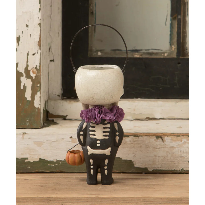 Skullie Bucket Head by Bethany Lowe - Quirks!