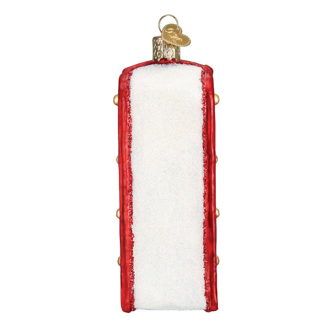 Old World Christmas Sled Blown Glass Ornament