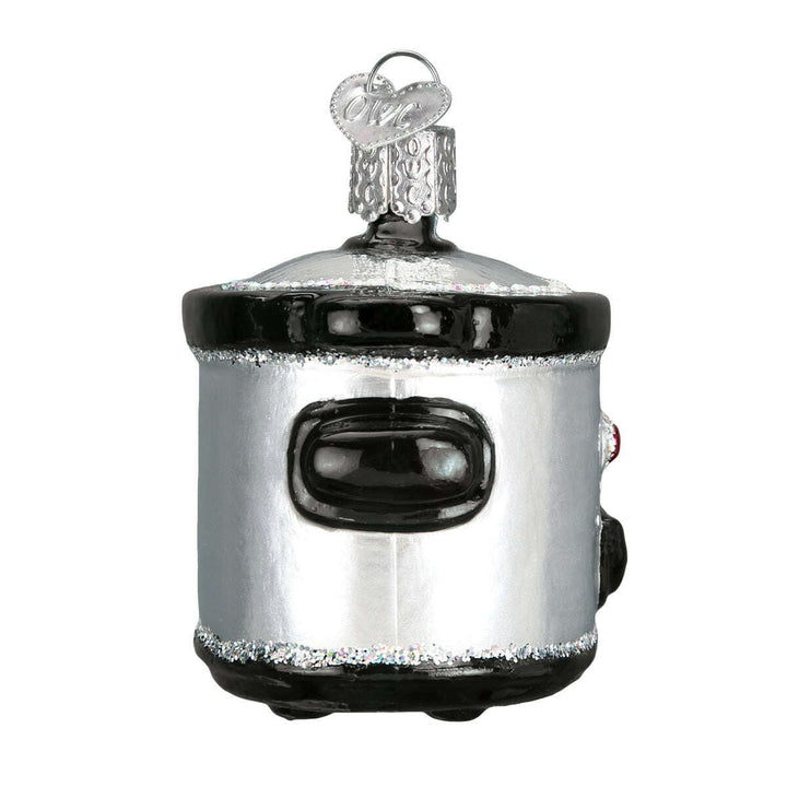 Old World Christmas Slow Cooker Blown Glass Ornament