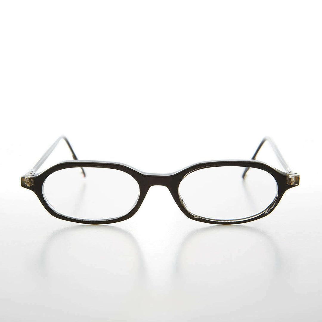 Small Oval Half Frame Reading Glasses - Holly
