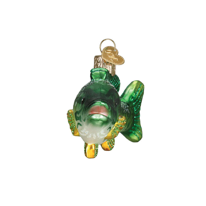 Old World Christmas Smallmouth Bass Blown Glass Ornament