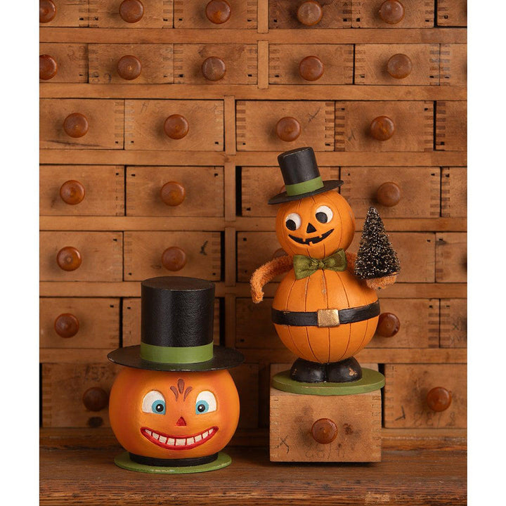 Smiling Pumpkin Container by Bethany Lowe Designs image 3