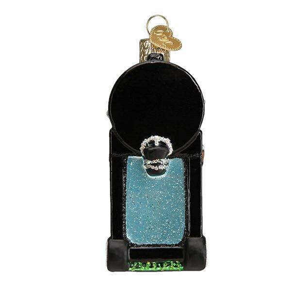 Old World Christmas Smoker BBQ Blown Glass Ornament