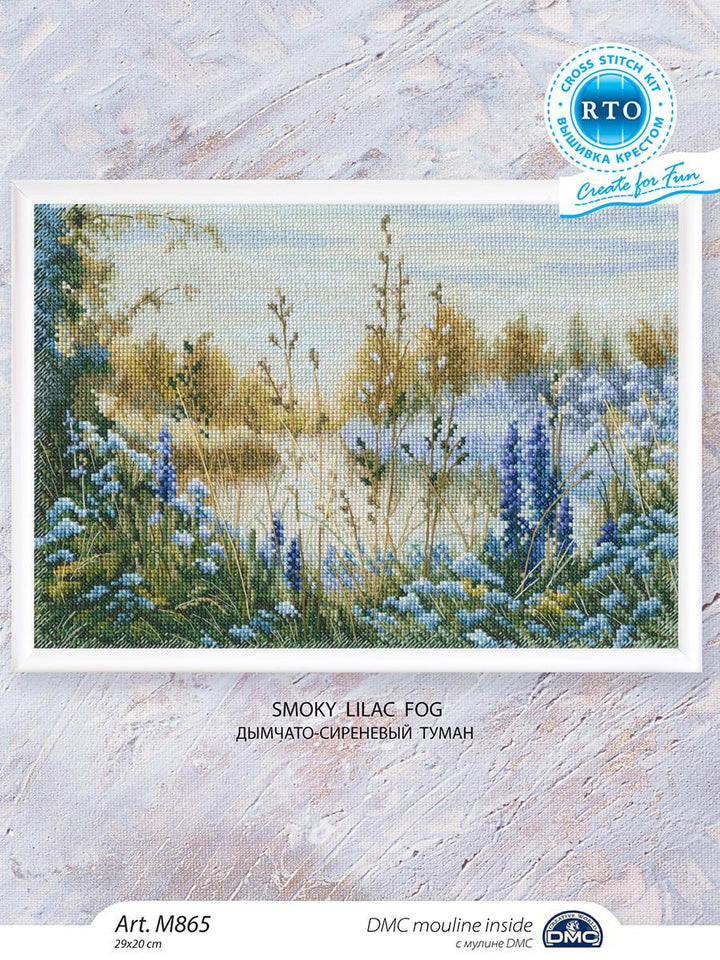 Smoky lilac fog M865 Counted Cross Stitch Kit