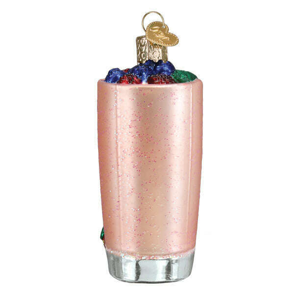 Old World Christmas Smoothie Blown Glass Ornament
