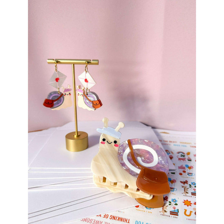 Snail Mail Hair Claw Clip