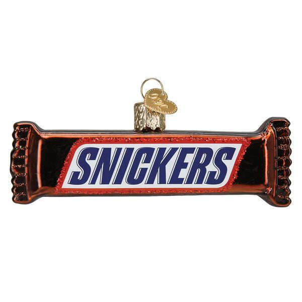 Old World Christmas SNICKERS Blown Glass Ornament