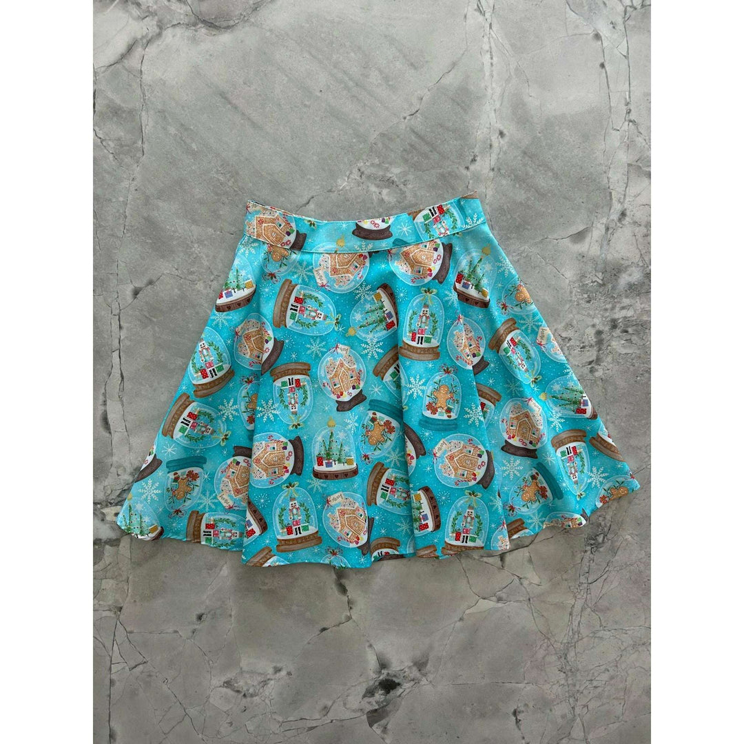 Snow Globes Skater Skirt