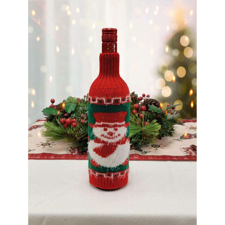 Snowman Christmas Bottle Cover F07M5-7B