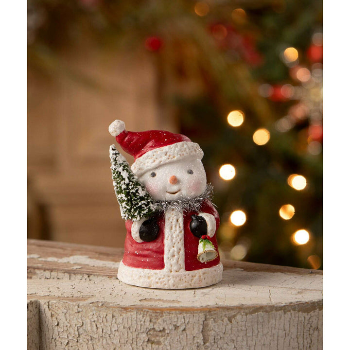 Snowman in Santa Suit by Bethany Lowe Designs, christmas decor