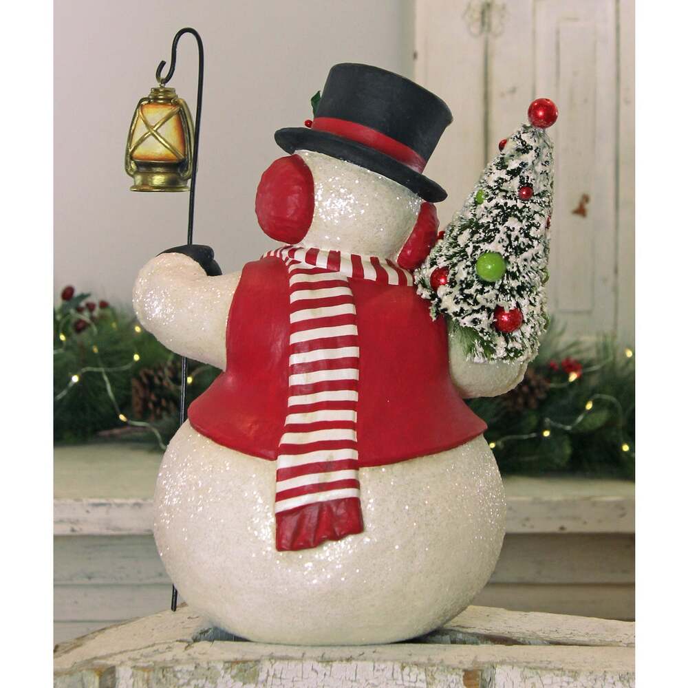 Snowman Stanley with Lantern by Bethany Lowe Designs 1