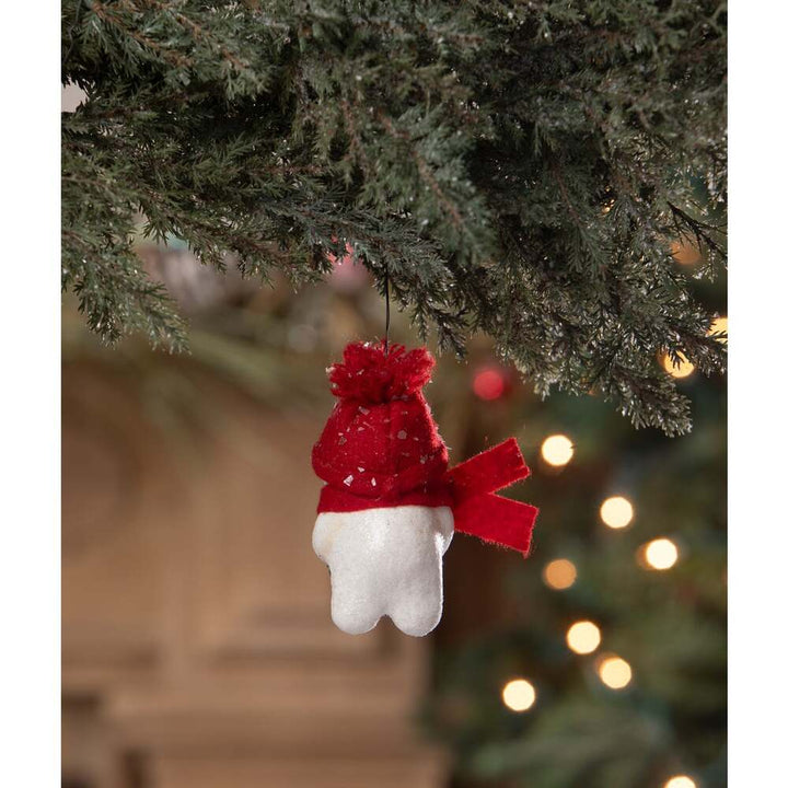 Snowman with Wreath Ornament by Bethany Lowe Designs 2